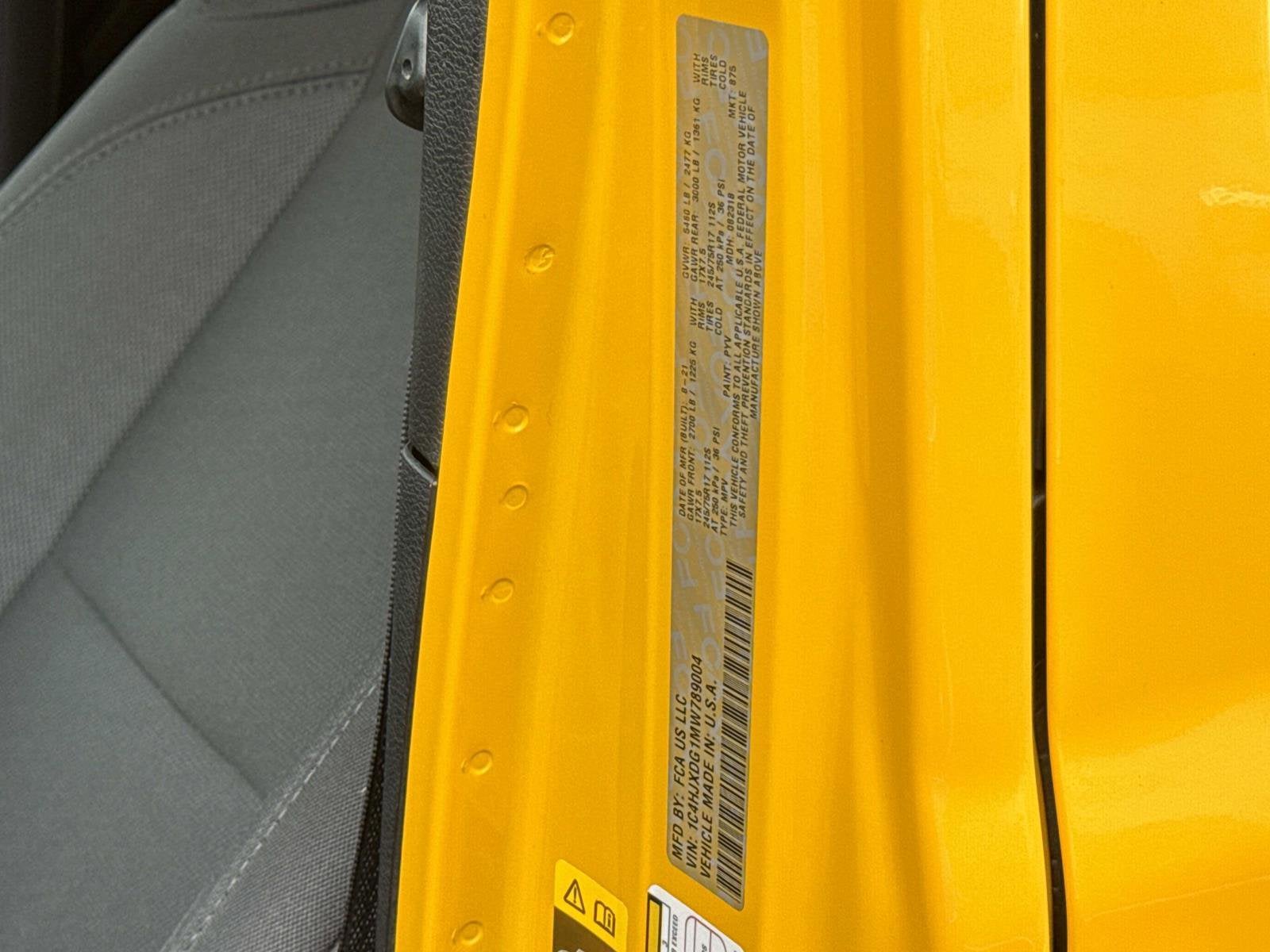 2021 Jeep Wrangler Unlimited Sport S