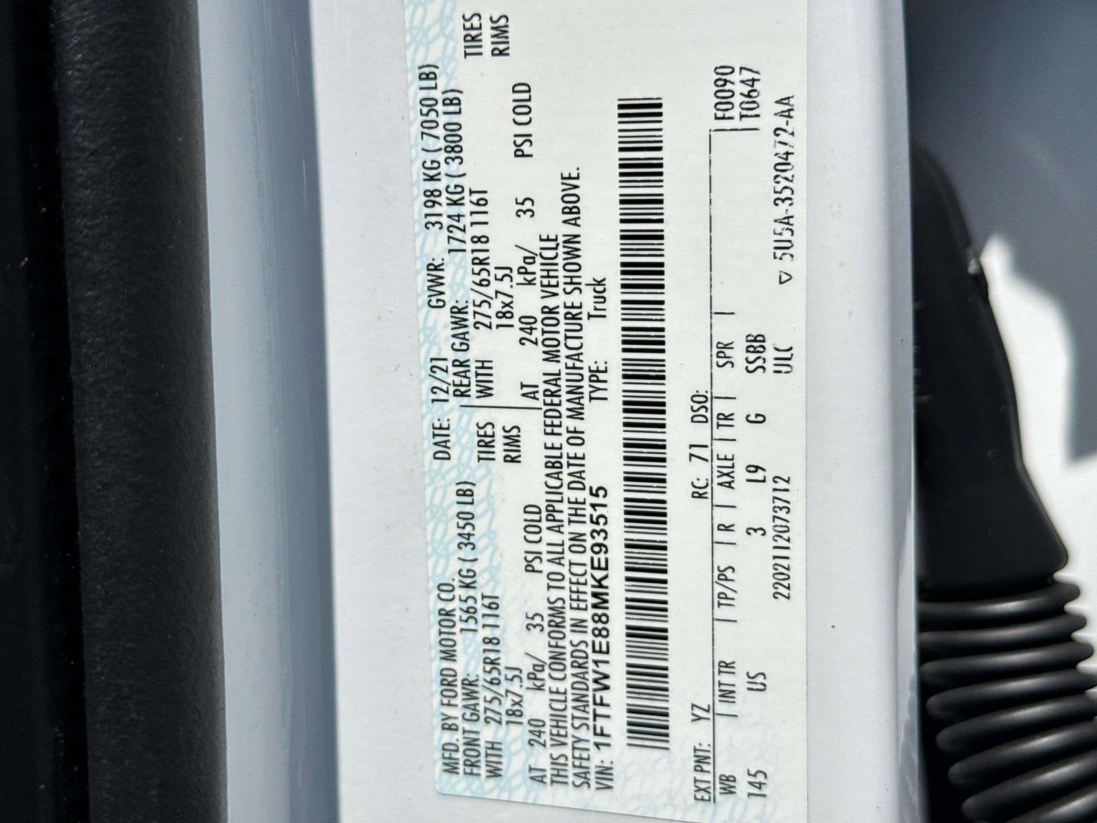 2021 Ford F-150 XL