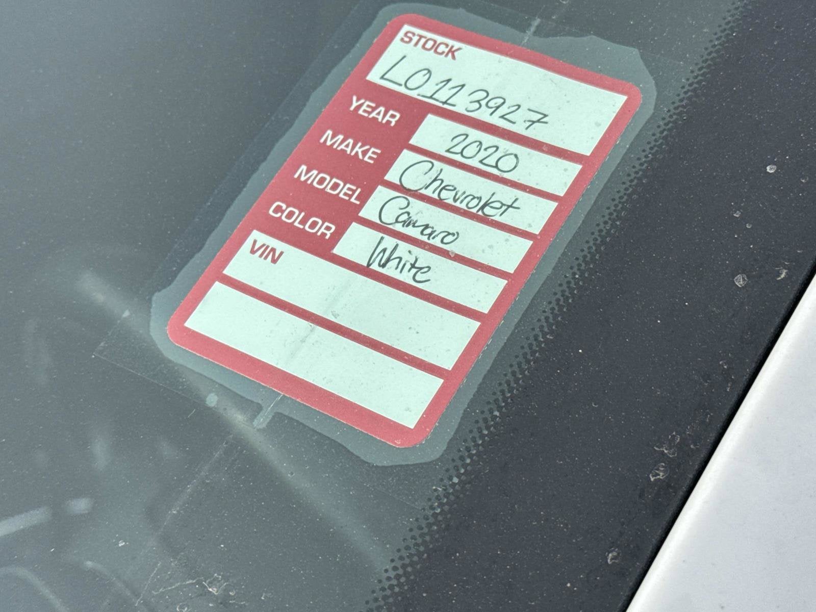 2020 Chevrolet Camaro 1LT