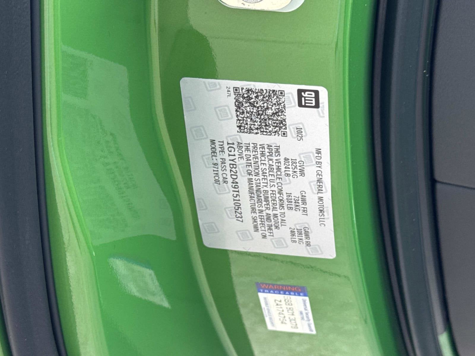 2026 Chevrolet Corvette Stingray 2LT