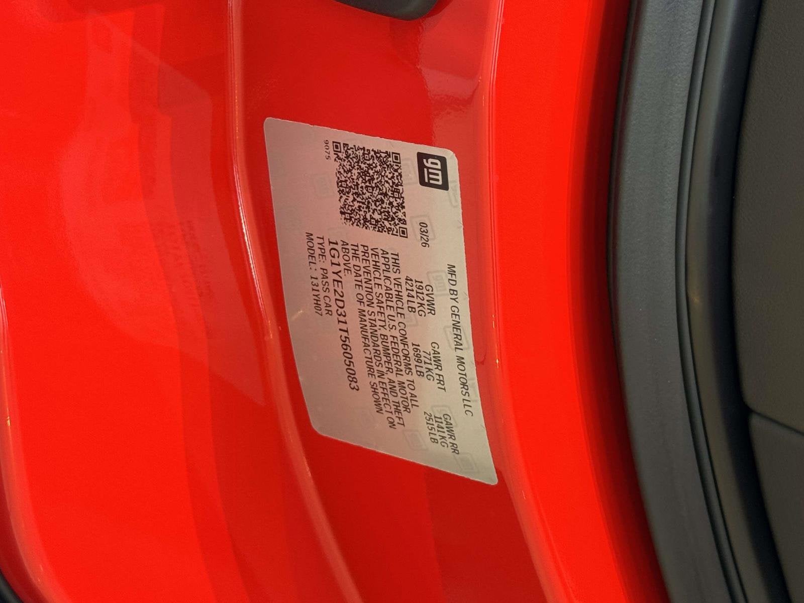 2026 Chevrolet Corvette Z06 2LZ