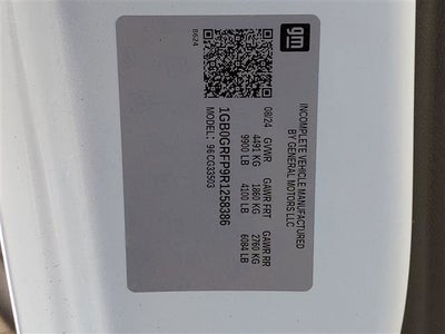 2024 Chevrolet Express Cutaway 3500 1WT