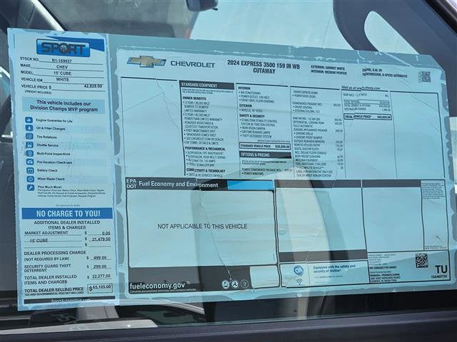 2024 Chevrolet Express Cutaway 3500 1WT