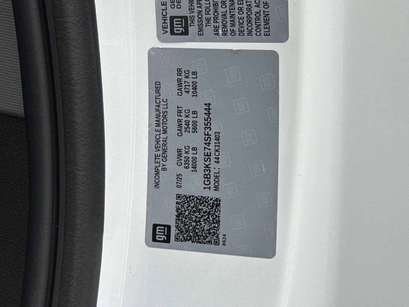 2025 Chevrolet Silverado 3500 HD Chassis Cab Work Truck