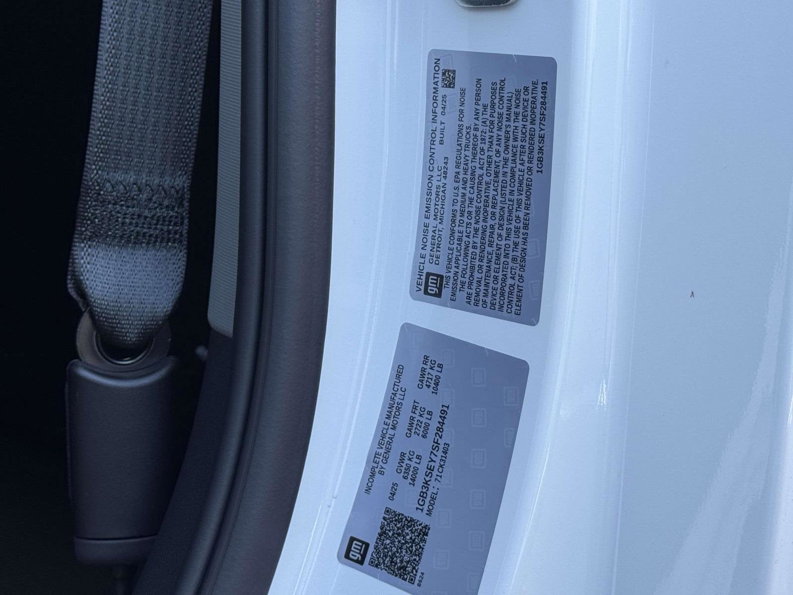 2025 Chevrolet Silverado 3500 HD Chassis Cab Work Truck