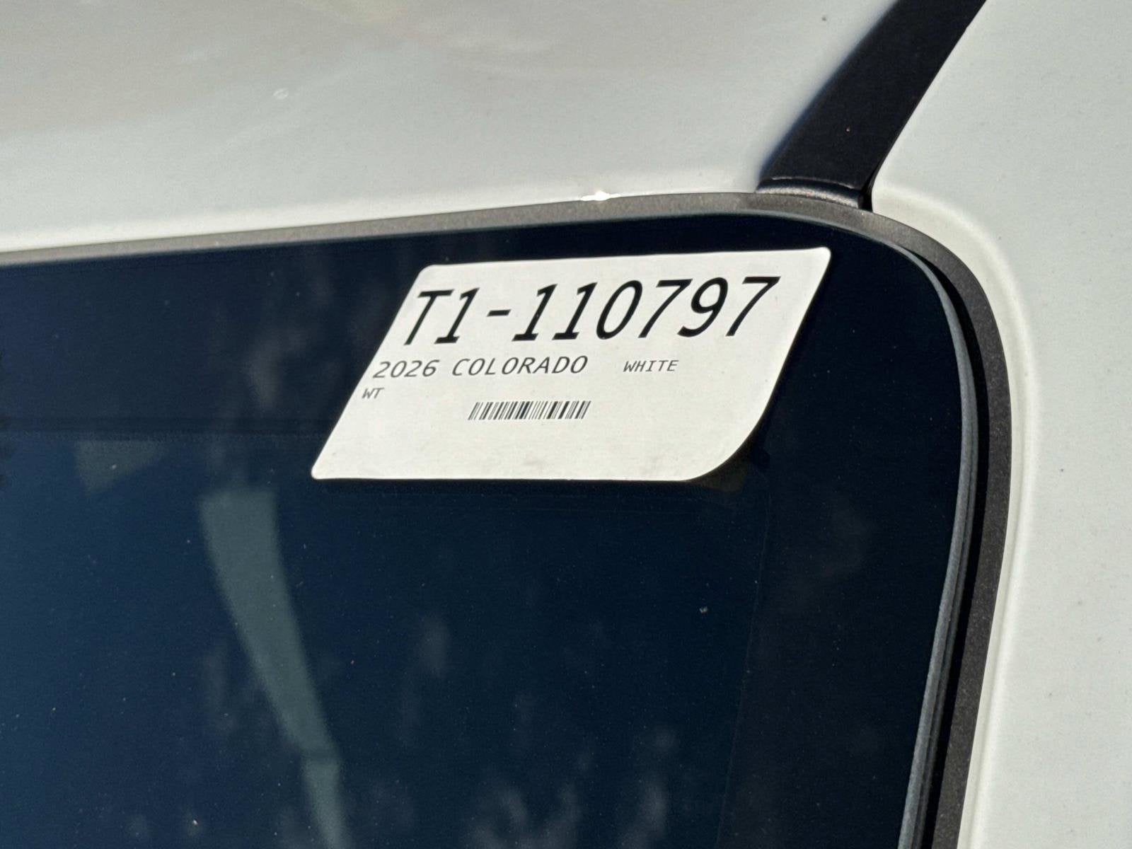 2026 Chevrolet Colorado WT