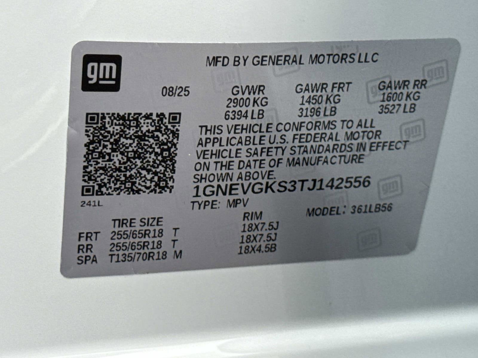 2026 Chevrolet Traverse LT