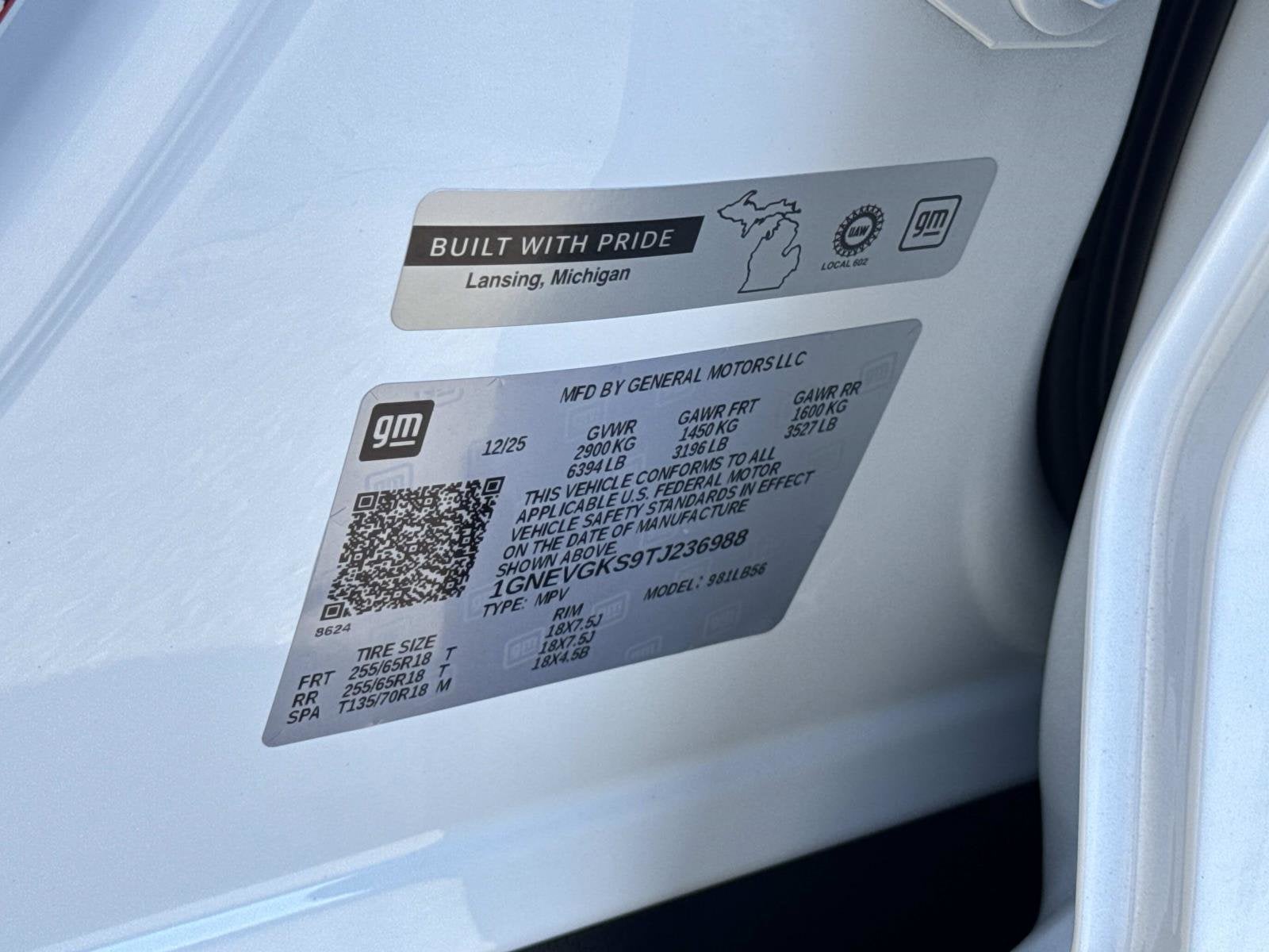 2026 Chevrolet Traverse LT