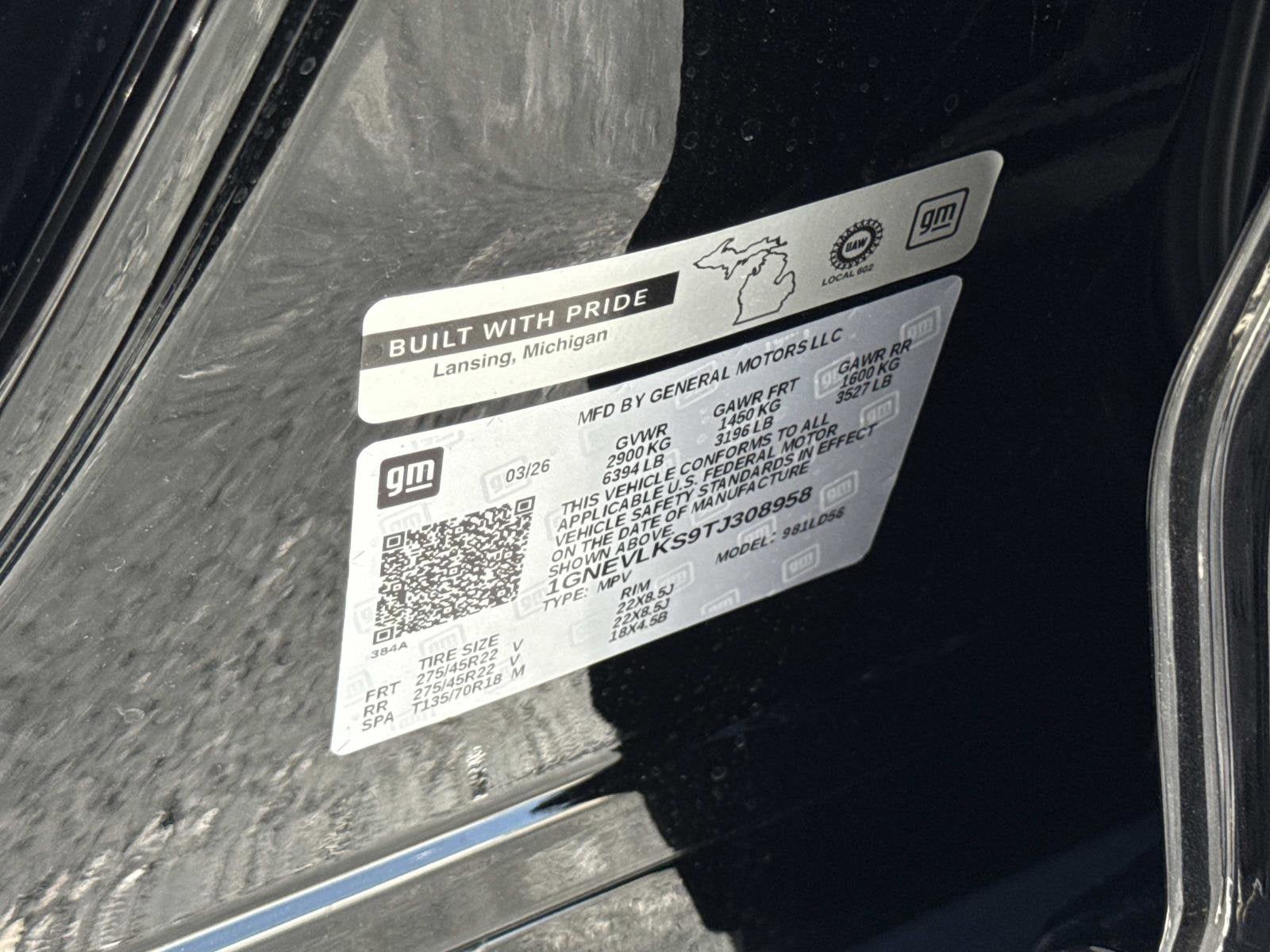 2026 Chevrolet Traverse RS