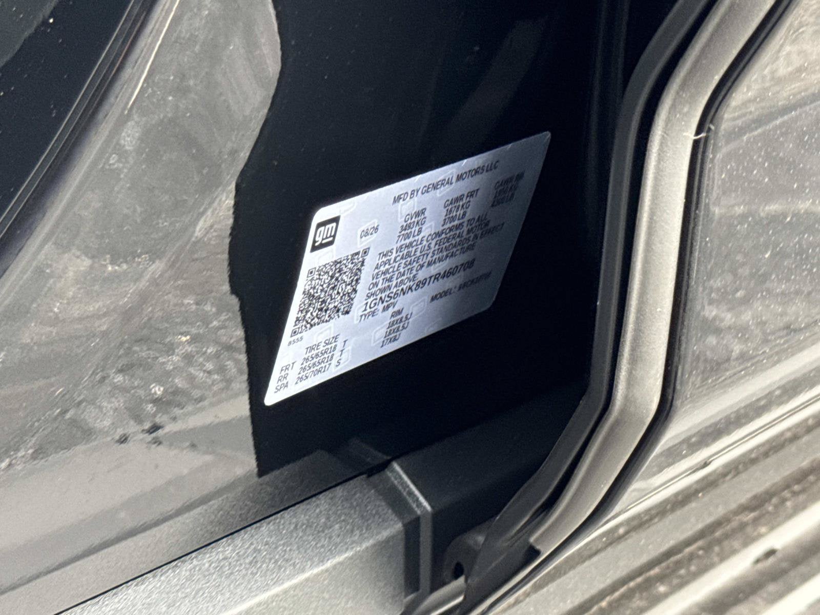 2026 Chevrolet Tahoe LT