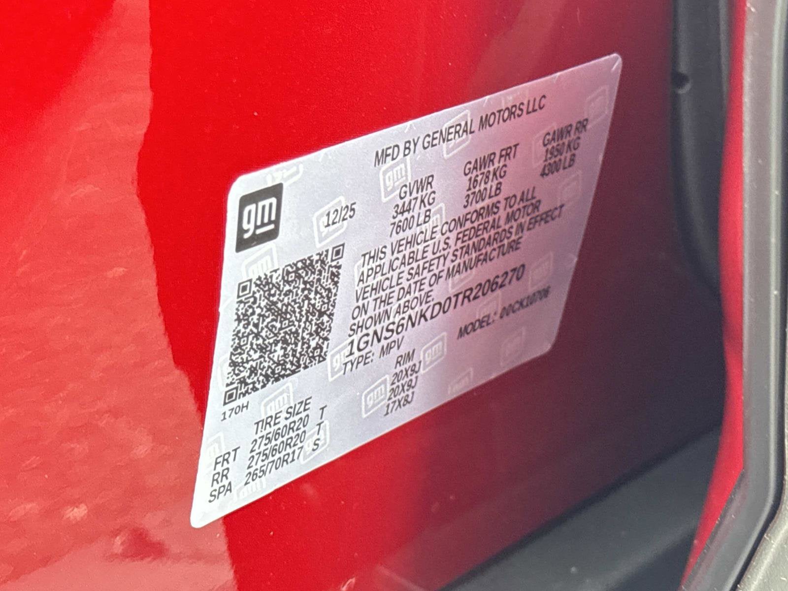 2026 Chevrolet Tahoe LT