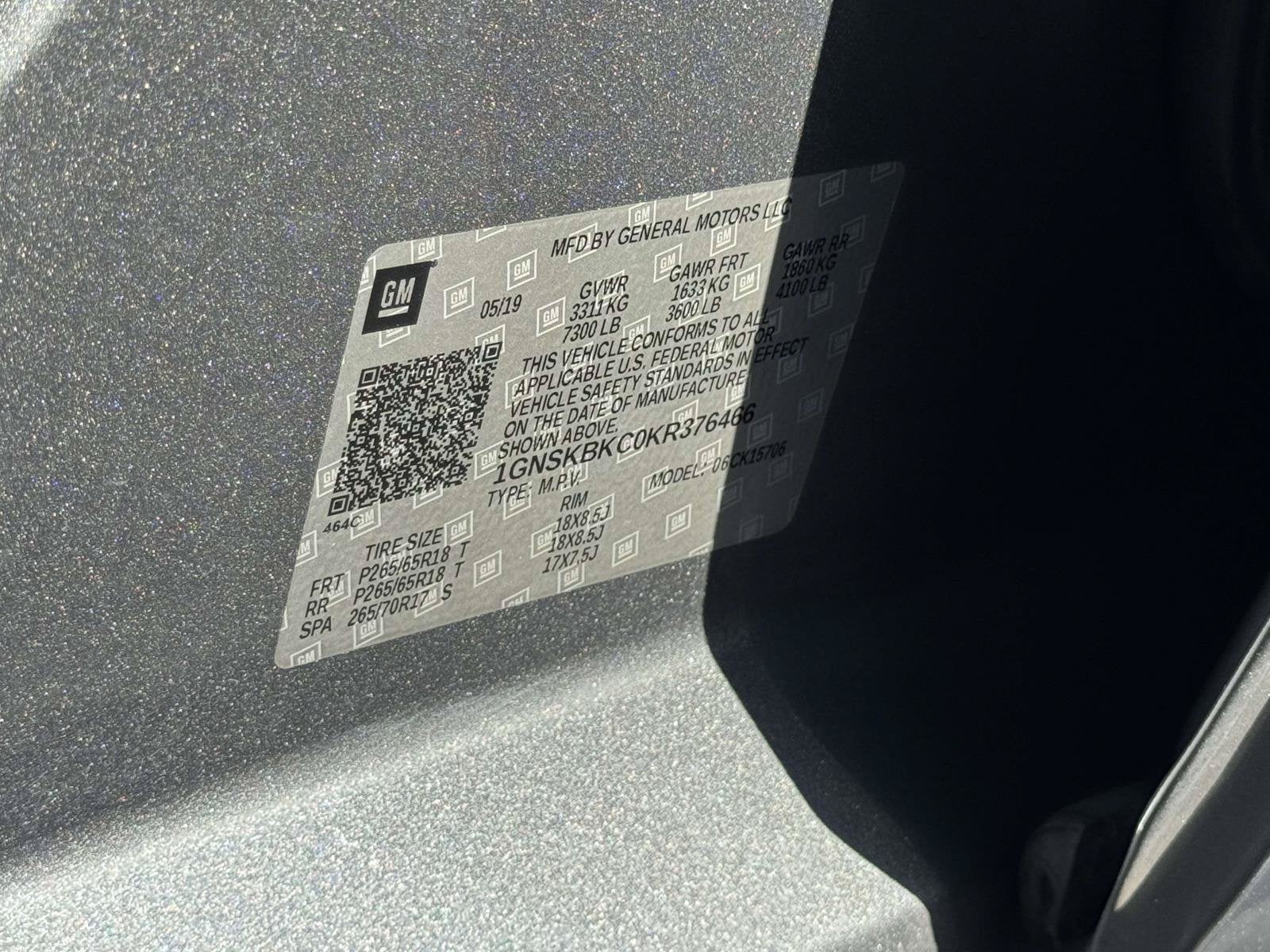 2019 Chevrolet Tahoe LT