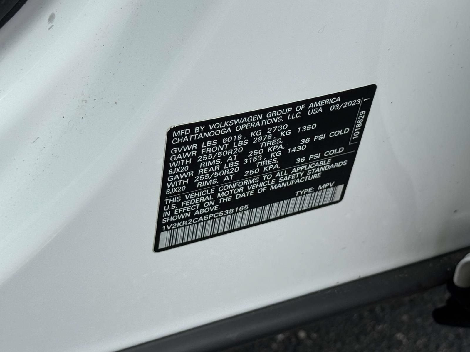 2023 Volkswagen Atlas 3.6L V6 SE w/Technology