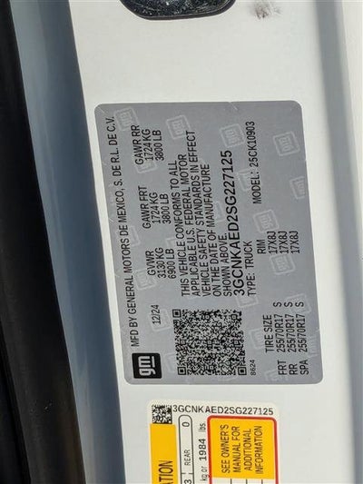 2025 Chevrolet Silverado 1500 WT