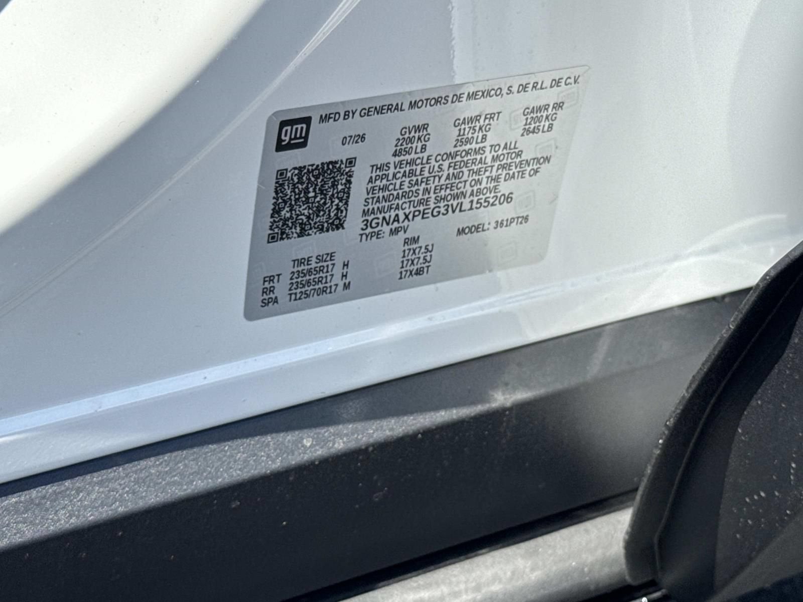 2027 Chevrolet Equinox AWD LT