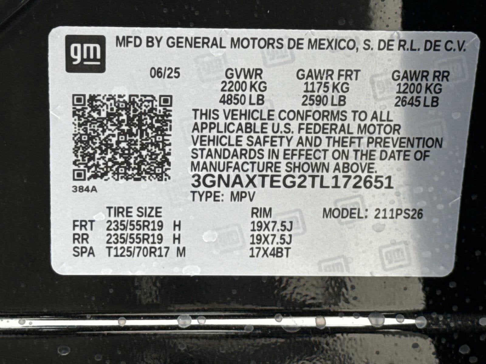 2026 Chevrolet Equinox RS