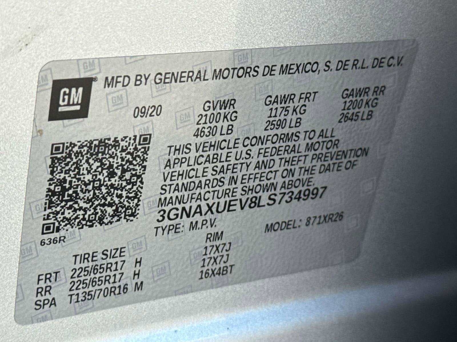 2020 Chevrolet Equinox LT