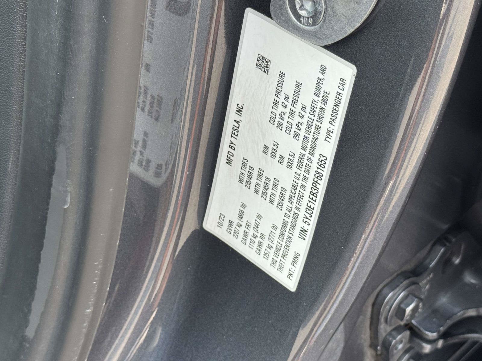 2023 Tesla Model 3 Long Range