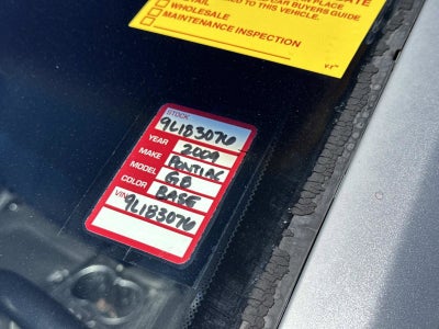 2009 Pontiac G8 BASE