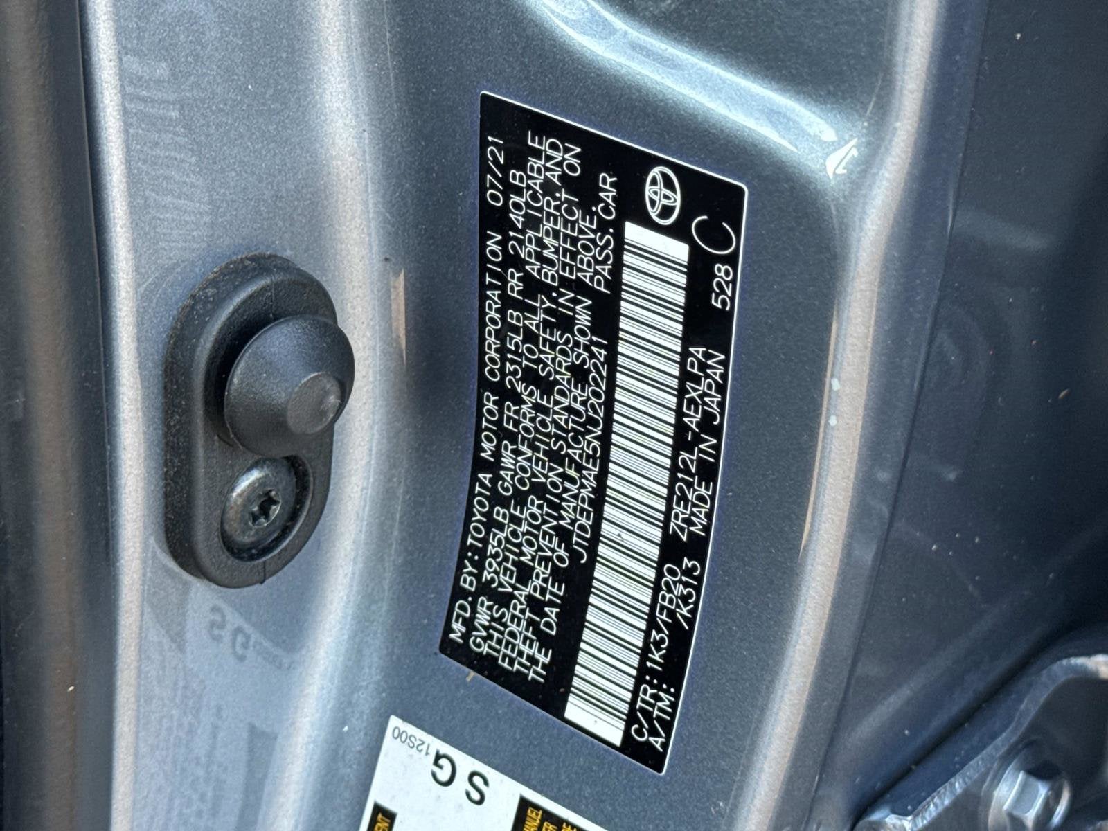 2022 Toyota Corolla LE