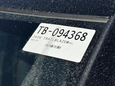 2026 Chevrolet Trailblazer RS