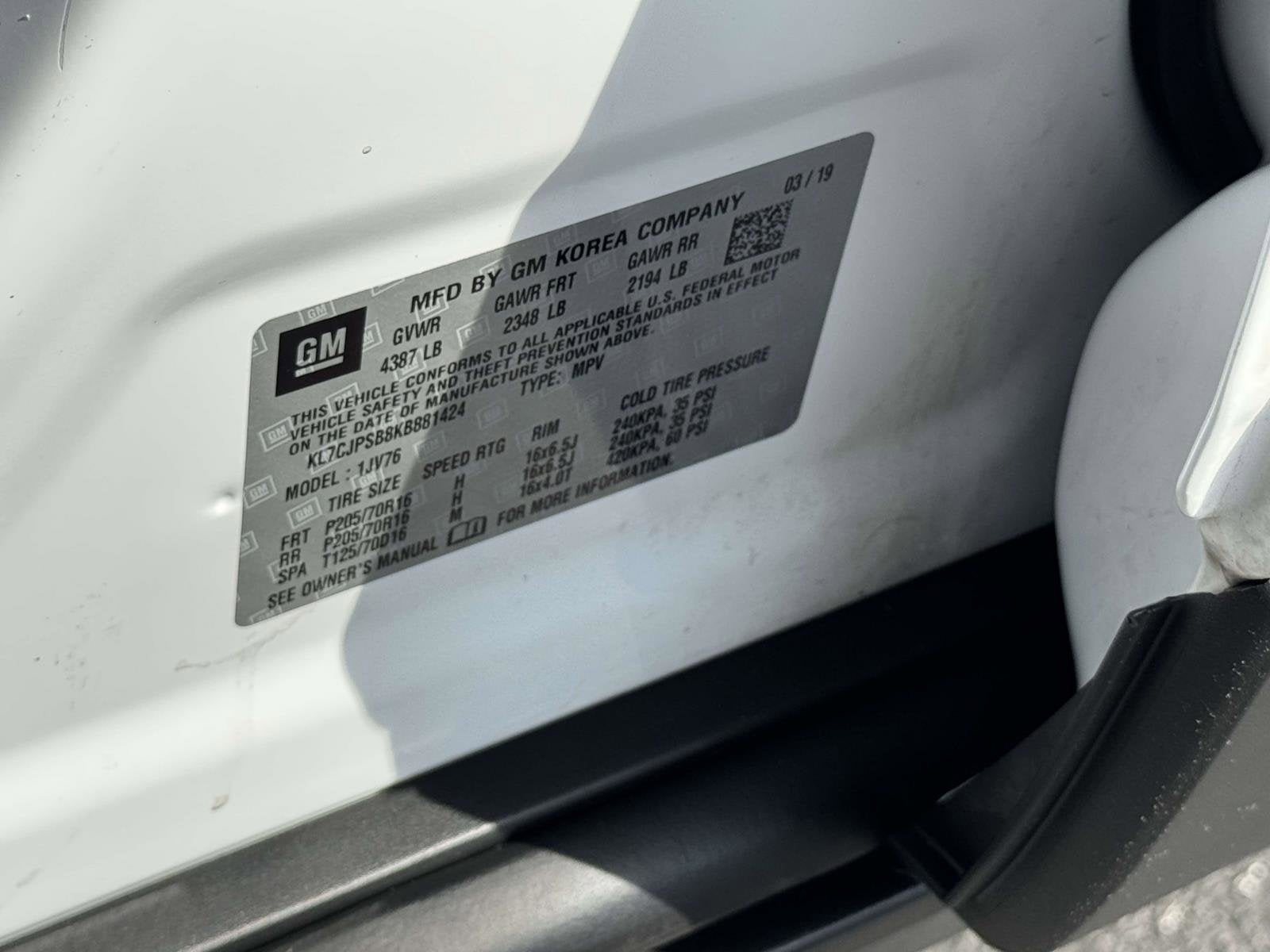 2019 Chevrolet Trax LT