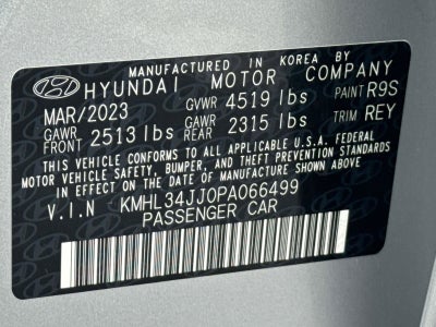 2023 Hyundai Sonata Hybrid SEL