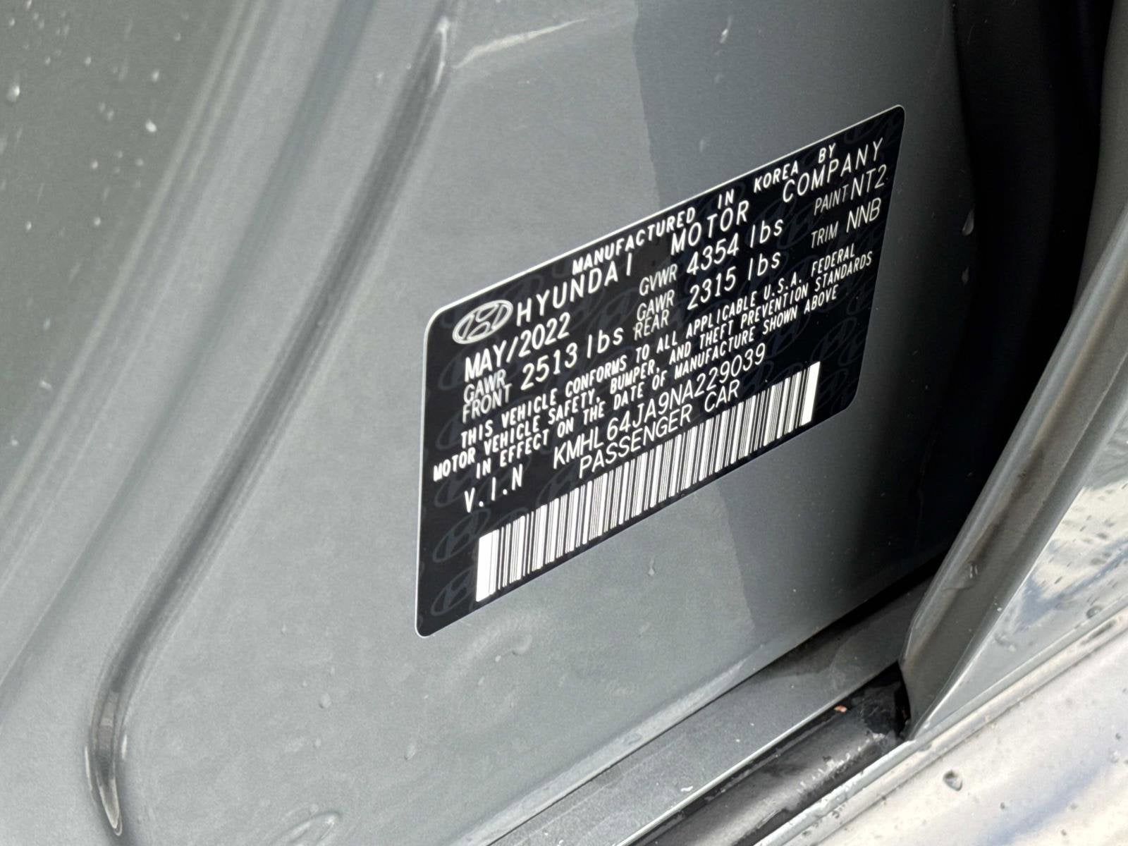 2022 Hyundai Sonata SEL