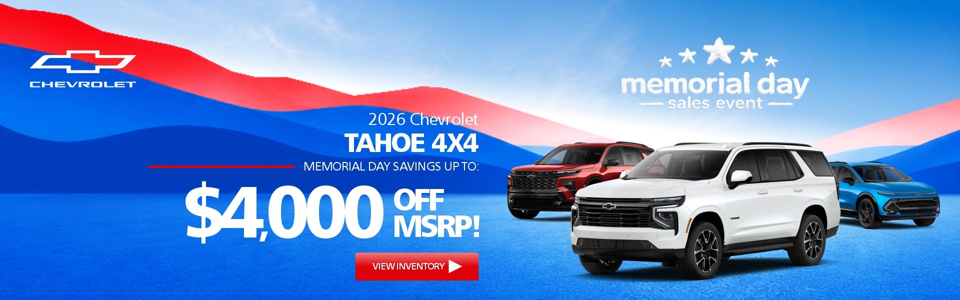 2026 Chevrolet Tahoe 4X4